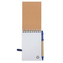 Blocco note A6 con penna abbinata