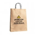 Borsa kraft con frase divertente