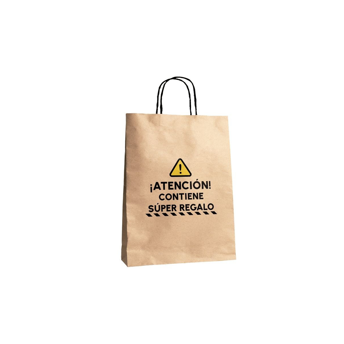 Borsa kraft con frase divertente