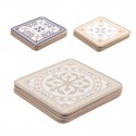 Set di 4 sottobicchieri realizzati in sughero