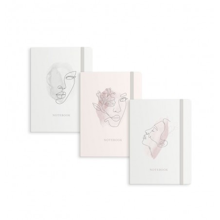 Quaderno con chiusura in gomma elastica
