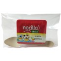 Nocilla con cucchiaio personalizzato con adesivo di compleanno presentato in busta trasparente