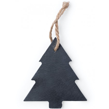 Ornamento natalizio in ardesia a forma di albero o stella