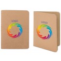 Libretto riciclato personalizzato con logo a colori e testo