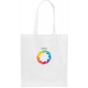 Borsa in tnt personalizzata con logo o foto a colori e testo per aziende matrimoni battesimi comunioni e compleanni