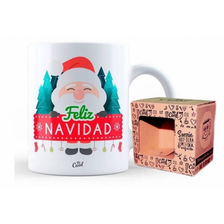 Tazza con messaggio felice Natale