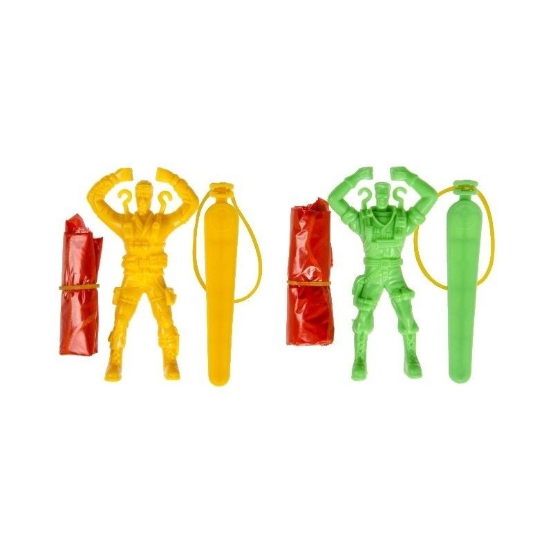 Lotto di 96 paracadutisti giocattolo da lanciare nella parata dei tre re