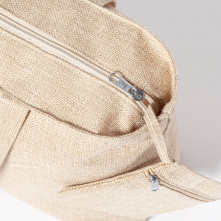 Borsa personalizzata con lettera leopardata e nome