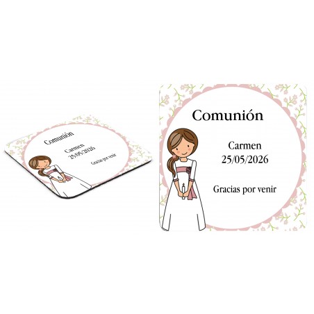 Sottobicchieri personalizzati con logo foto o design predefinito a colori vivaci