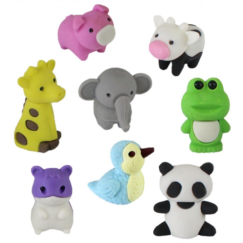 Gomme da cancellare a forma di animali
