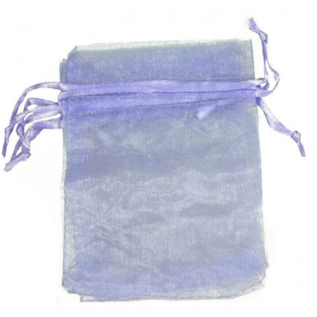 Portamonete in sacchetto di organza personalizzato con adesivo ideale per clienti di parrucchieri e estetisti