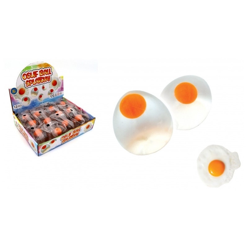 Divertente uovo antistress a forma di uovo fritto