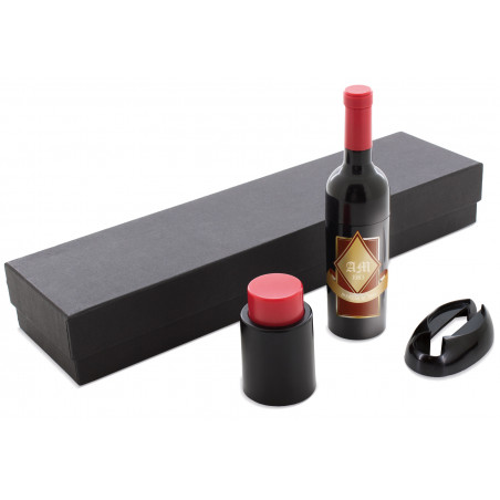 valigetta per accessori vino apri leva anello antigoccia tappo sottovuoto decapsulatore dispenser.