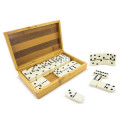 Domino personalizzati con frase in scatola di bambù
