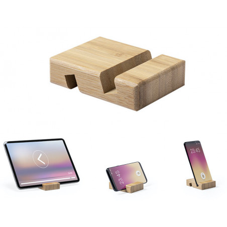 Supporto per dispositivi in legno di bambù