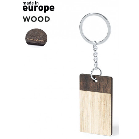 Portachiavi rettangolare in legno