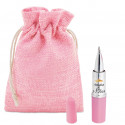 Astuccio portapenne rustico rosa personalizzato