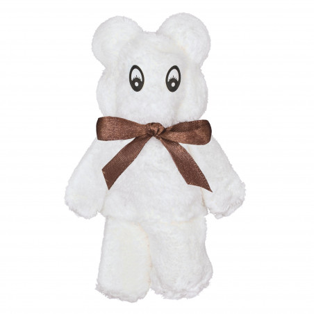 Asciugamano a forma di orso bianco soffice in busta regalo