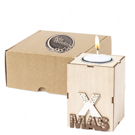 labirinto biglie scatola legno presentato sacchetto carta messaggi