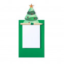 Taccuino magnetico con matita in legno con design natalizio con busta regalo e penna abbinata