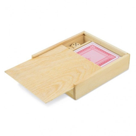 Lettere e dadi in scatola di legno personalizzata con adesivi per comunione e sacchetto regalo speciale per comunione