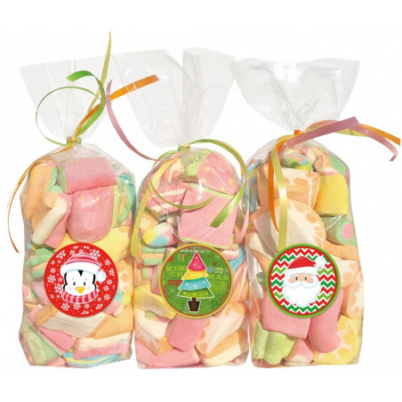 Sacchetto di caramelle per natale