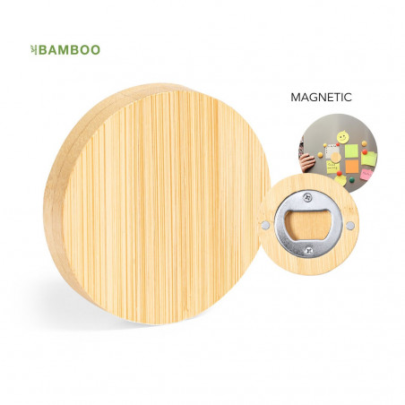 Apribottiglie magnetico personalizzato con adesivi nuziali e confezione regalo