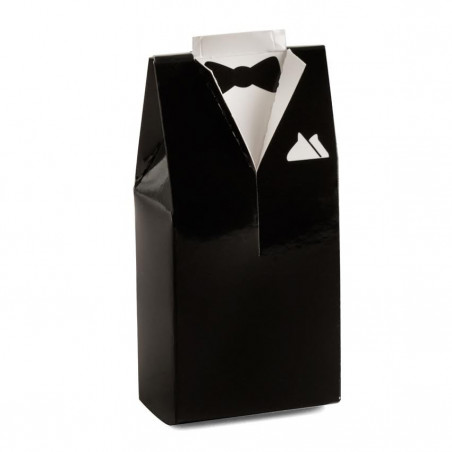 Zippo personalizzato con adesivi e confezione regalo a forma di smoking