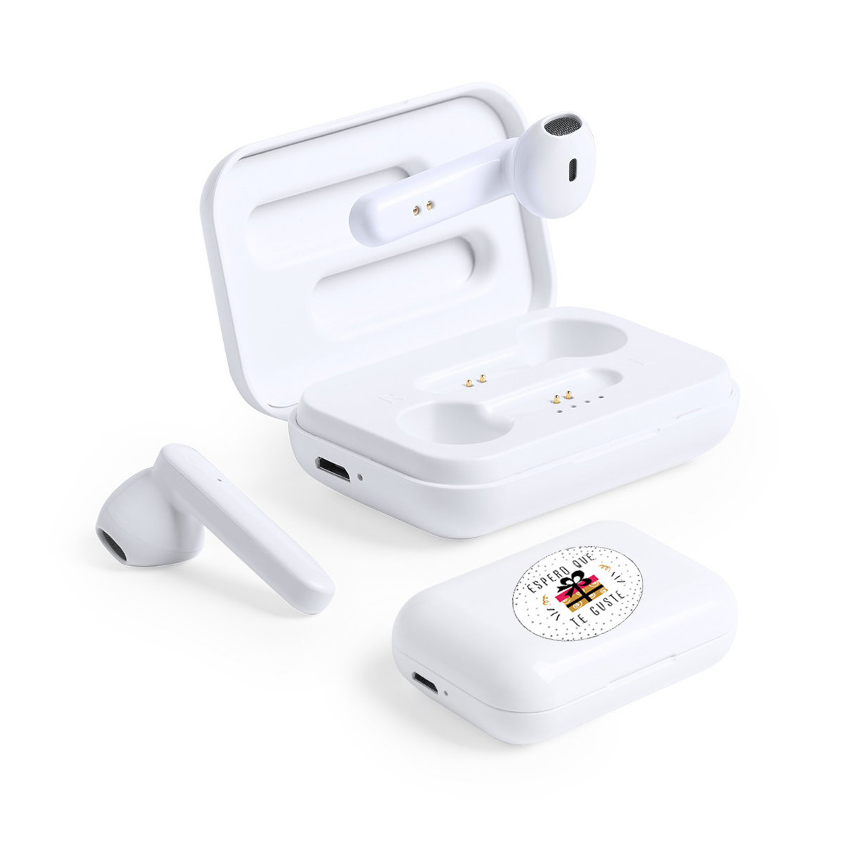 Cuffie wireless bluetooth con adesivo per regalo di adolescenti