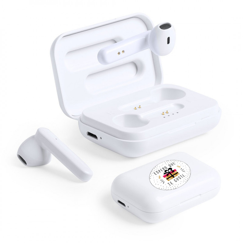 Cuffie wireless bluetooth con adesivo per regalo di adolescenti