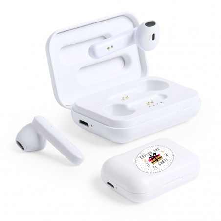 Cuffie wireless bluetooth con adesivo per regalo di adolescenti