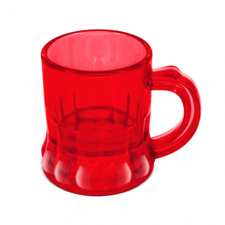 Shot rossi personalizzati con adesivi, un regalo speciale per le coppie per San Valentino.