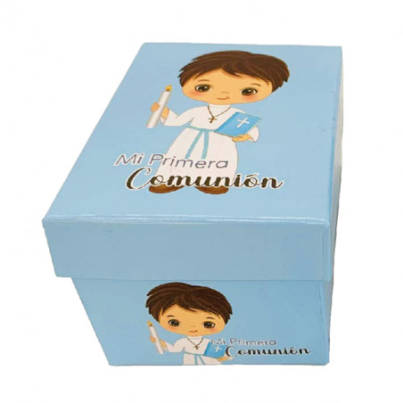 scatolina cartone per comunione dei bambini