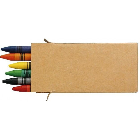 Scatola colorata con adesivo personalizzato per evento