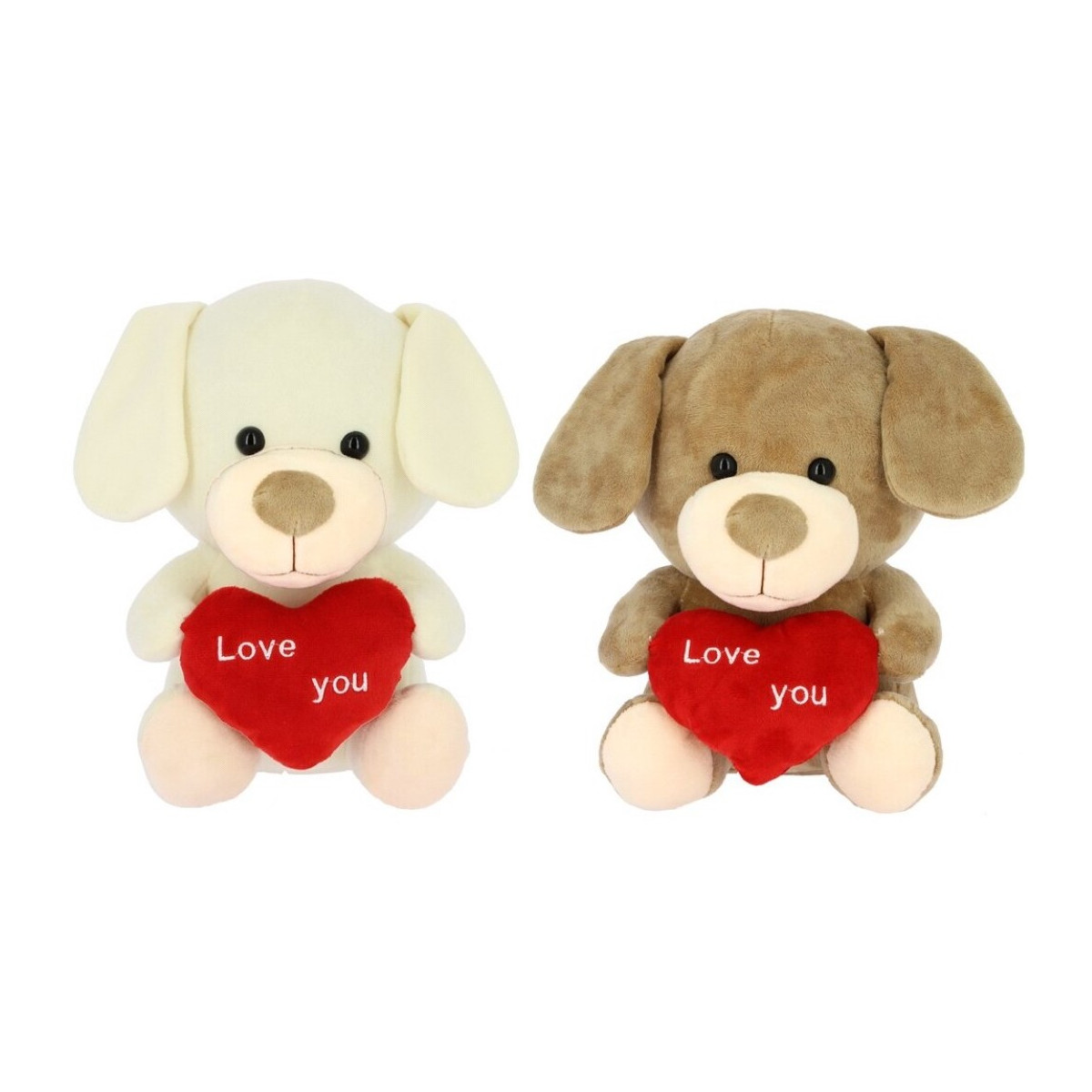 Peluche per cani con cuore