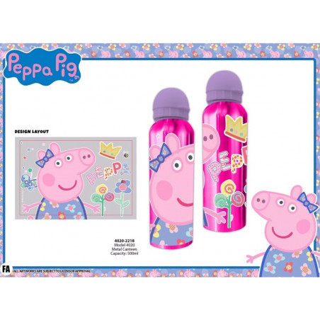 Bottiglia acqua bambini Peppa Pig