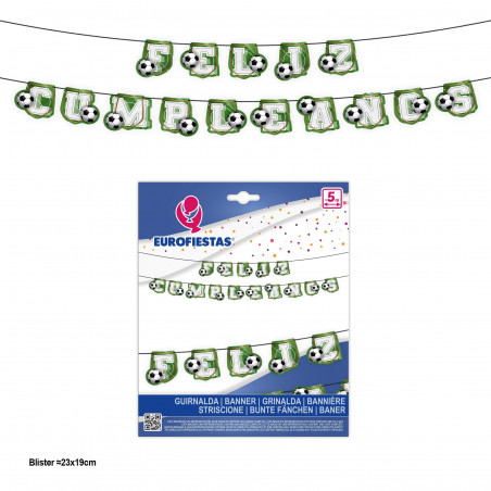 gagliardetti forma fiore ghirlanda buon compleanno lettere glitter dorate