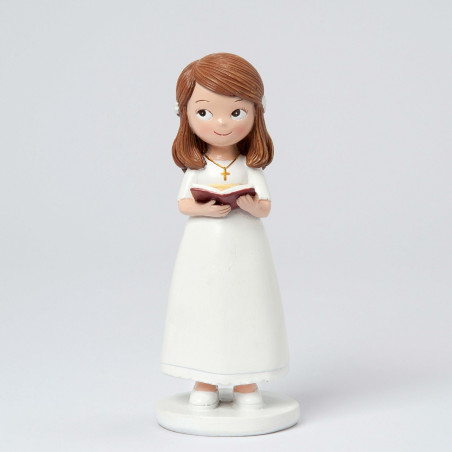 Figura di torta comunione bambina bibbia