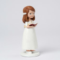 Figura di torta comunione bambina bibbia