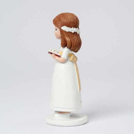 Figura di torta comunione bambina bibbia