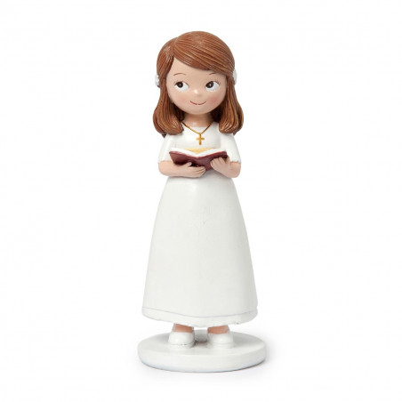 Figura di torta comunione bambina bibbia