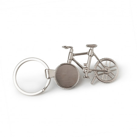 Portachiavi bicicletta in metallo 10x4 5 cm