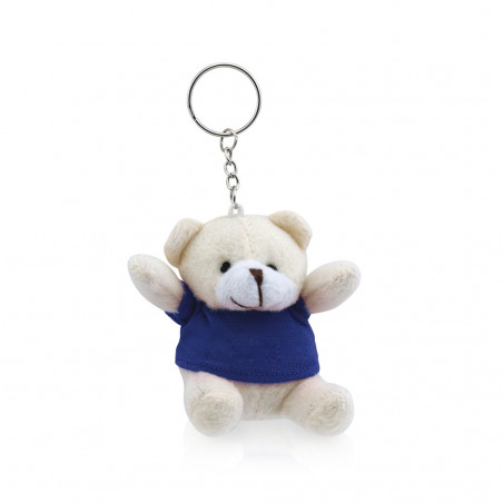 Portachiavi con orsetti di peluche in barattolo trasparente decorativo con adesivo di ringraziamento