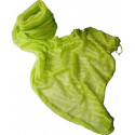 Sciarpa verde da donna in borsa con adesivo emotivo per il dettaglio della pensione