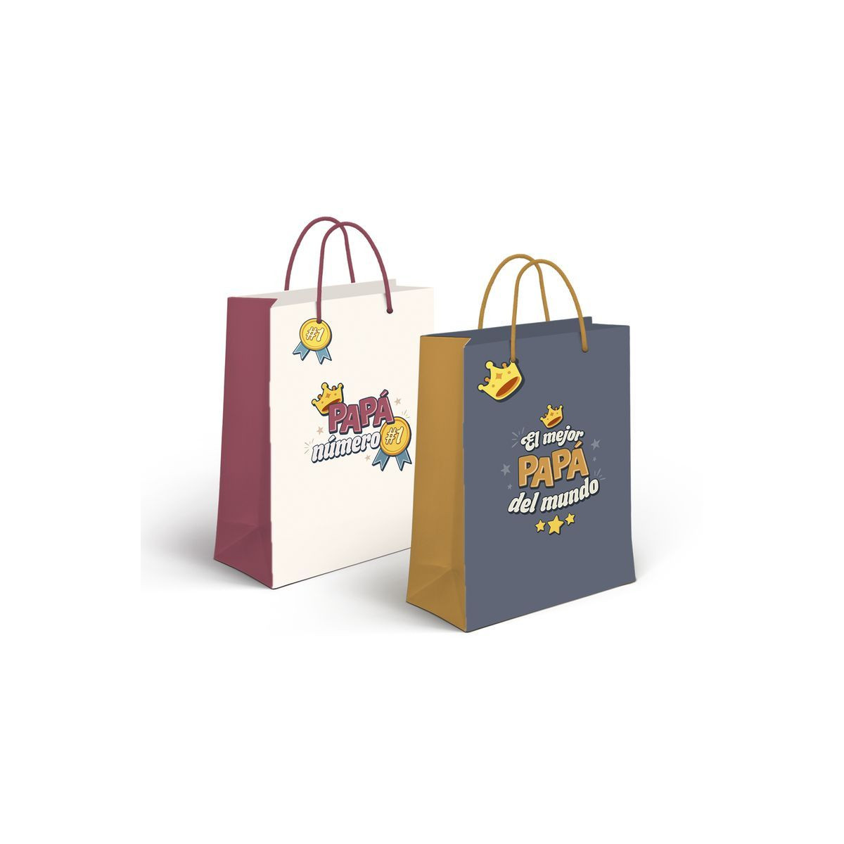 Borse di carta belle per la festa del papà