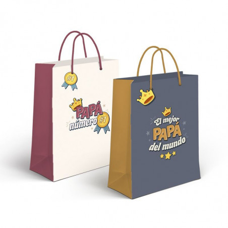 Borse di carta belle per la festa del papà