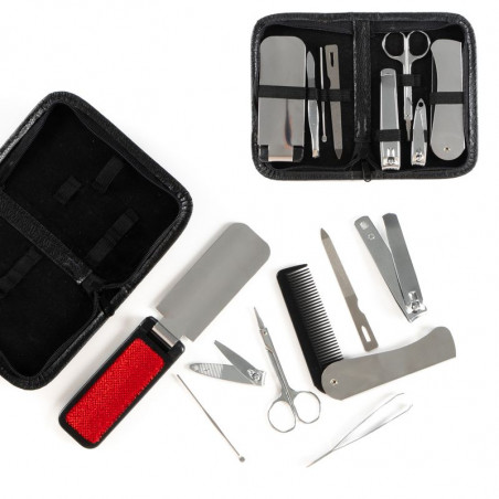 Accessori per la cura personale in custodia nera