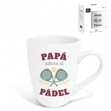 Tazza per i genitori che giocano a padel