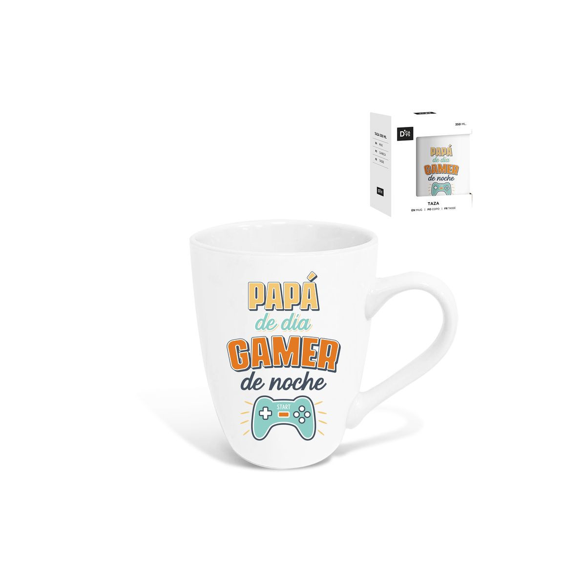 Tazza giorno del padre con frase gamer