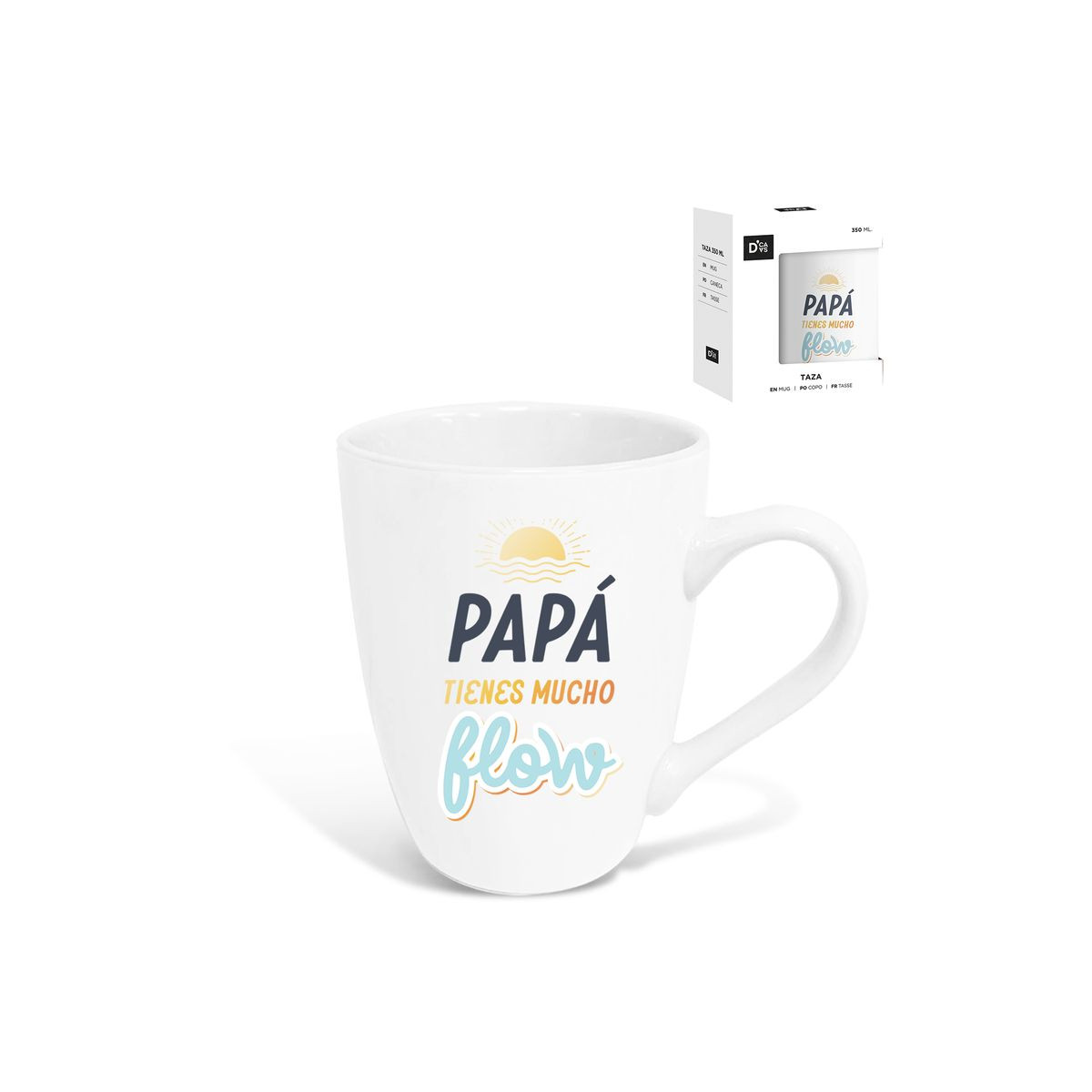 Tazza per la festa del papà con messaggio